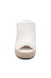 Liverpool Los Angeles Wedges and Espadrilles HOLLYWOOD FRAY EDGE ESPADRILLE Ecru 8211 Womens