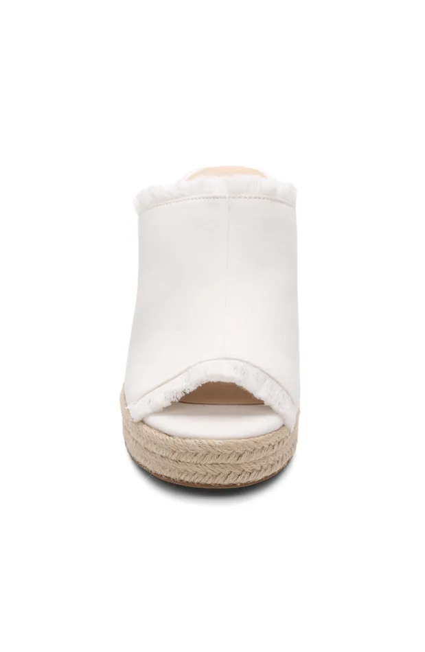 Liverpool Los Angeles Wedges and Espadrilles HOLLYWOOD FRAY EDGE ESPADRILLE Ecru 8211 Womens