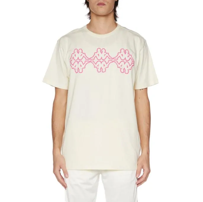 Logo Carthy TShirt 8211 Beige Beige Men Kappa TShirts