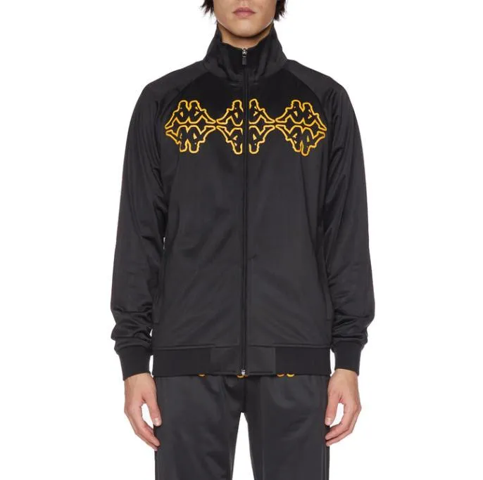Logo Shelby Track Jacket 8211 Black Jet Black Jet Men Kappa Matching Sets