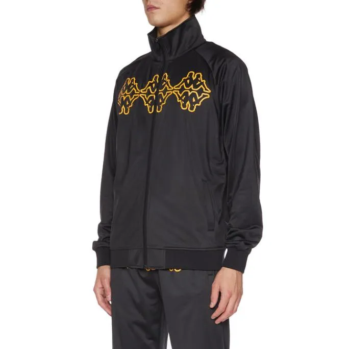 Logo Shelby Track Jacket 8211 Black Jet Black Jet Men Kappa Matching Sets