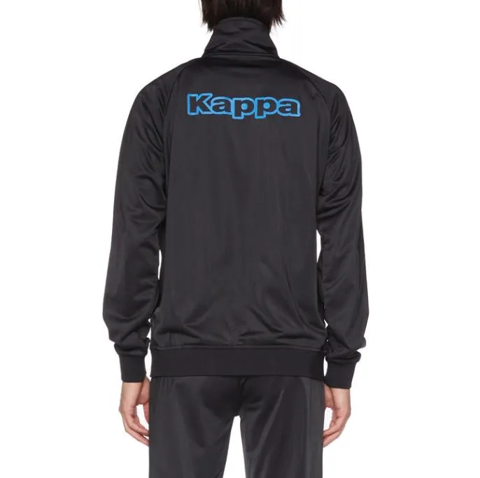 Logo Shelby Track Jacket 8211 Black Jet Black Jet Men Kappa Matching Sets