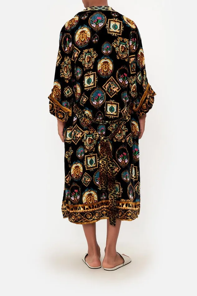 LONG LINE REVERSIBLE ROBE FEARLESS FELIS Fearless Felis Mens Camilla Robes