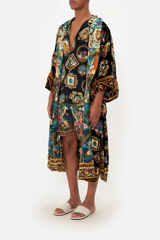 LONG LINE REVERSIBLE ROBE FEARLESS FELIS Fearless Felis Mens Camilla Robes