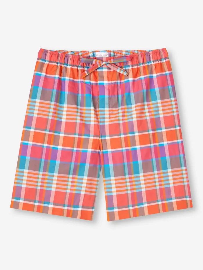 Lounge Shorts Men Derek Rose Lounge Shorts Barker 36 Cotton Multi
