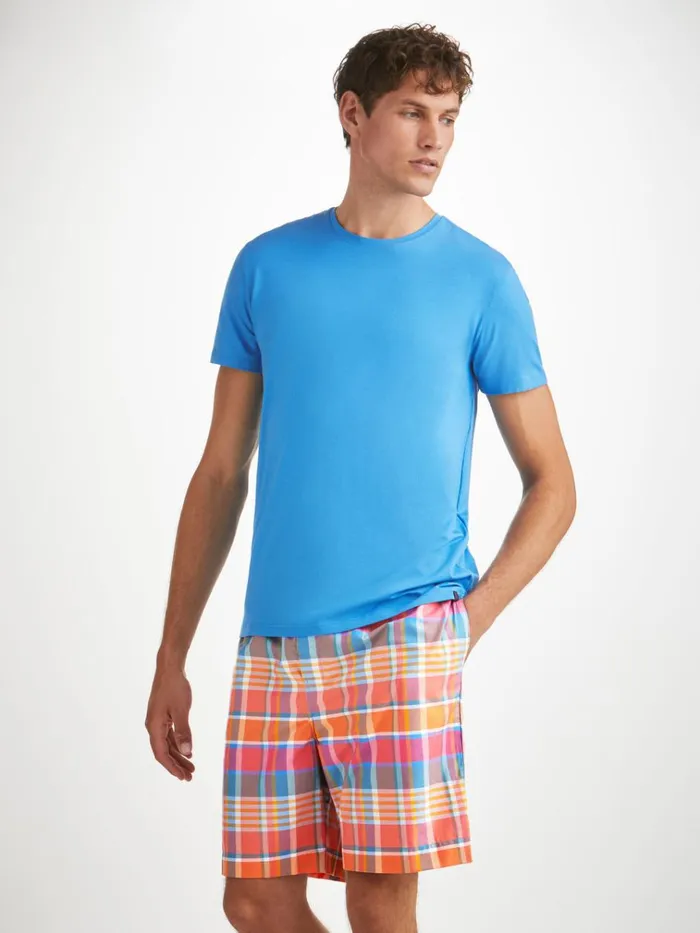 Lounge Shorts Men Derek Rose Lounge Shorts Barker 36 Cotton Multi