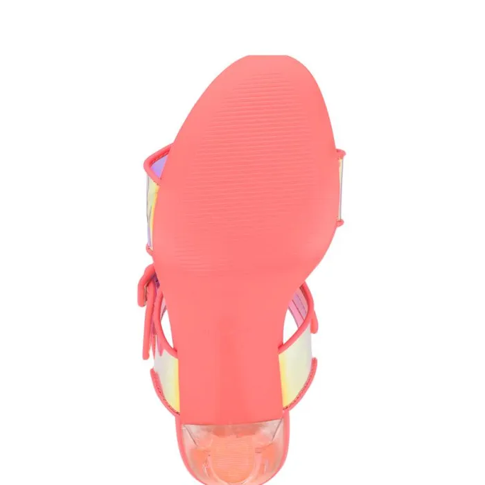 Lucile Clear Strappy Sandals Pink Women Nine West Sandals Lucile Clear Strappy Sandals Pink Women Nine West Sandals