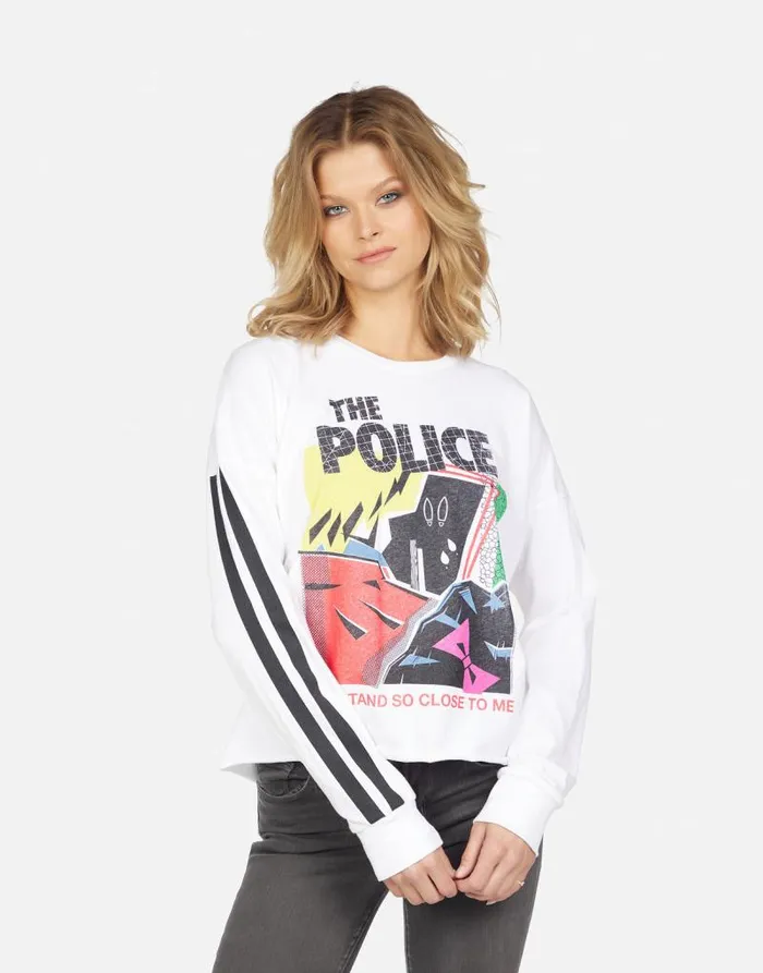 Luella The Police Don039t Stand White Women Lauren Moshi Long Sleeve
