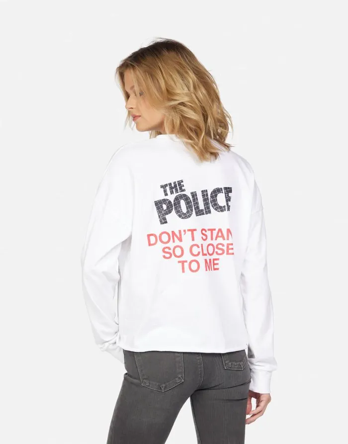 Luella The Police Don039t Stand White Women Lauren Moshi Long Sleeve
