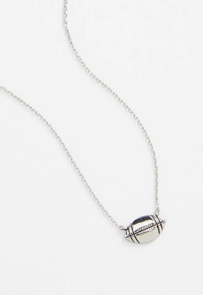 Maroon And Gold Carded Football Necklace Women Maurices Jewelry