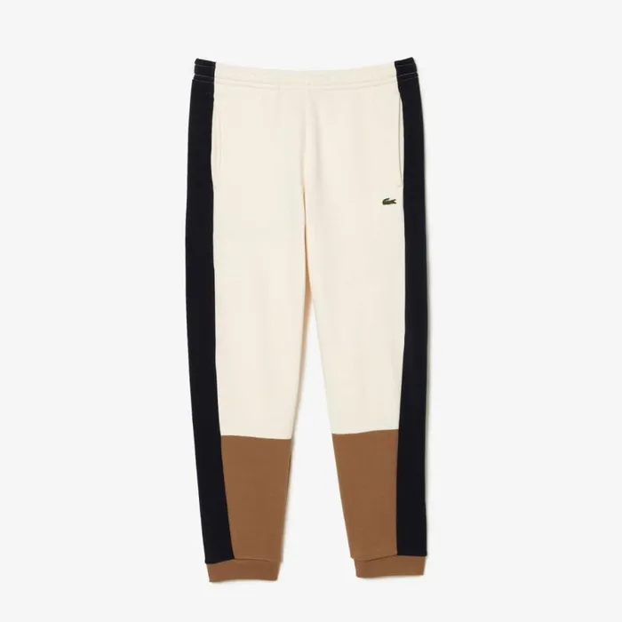 Matching Sets Men Lacoste Men039s Regular Fit Colorblock Joggers White Brown Navy Blue Ri2