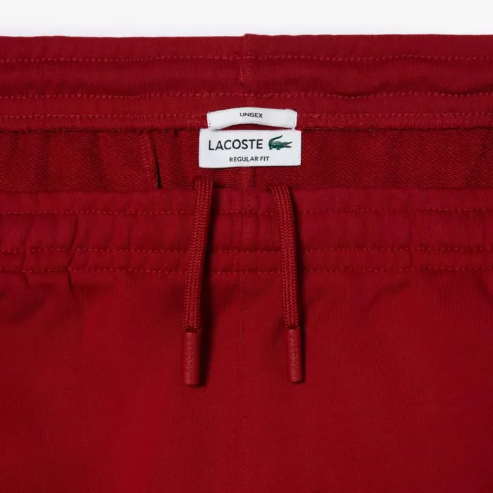 Matching Sets Men Lacoste Unisex Signature Print Shorts Bordeaux Ixx