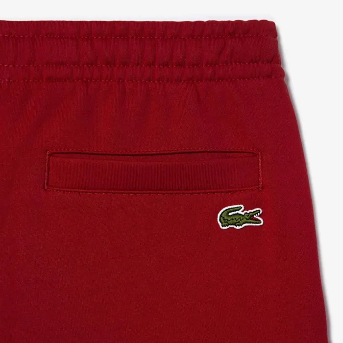 Matching Sets Men Lacoste Unisex Signature Print Shorts Bordeaux Ixx