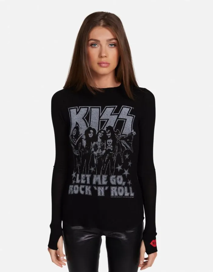 McKinley KISS Let Me Go Black Women Lauren Moshi Long Sleeve