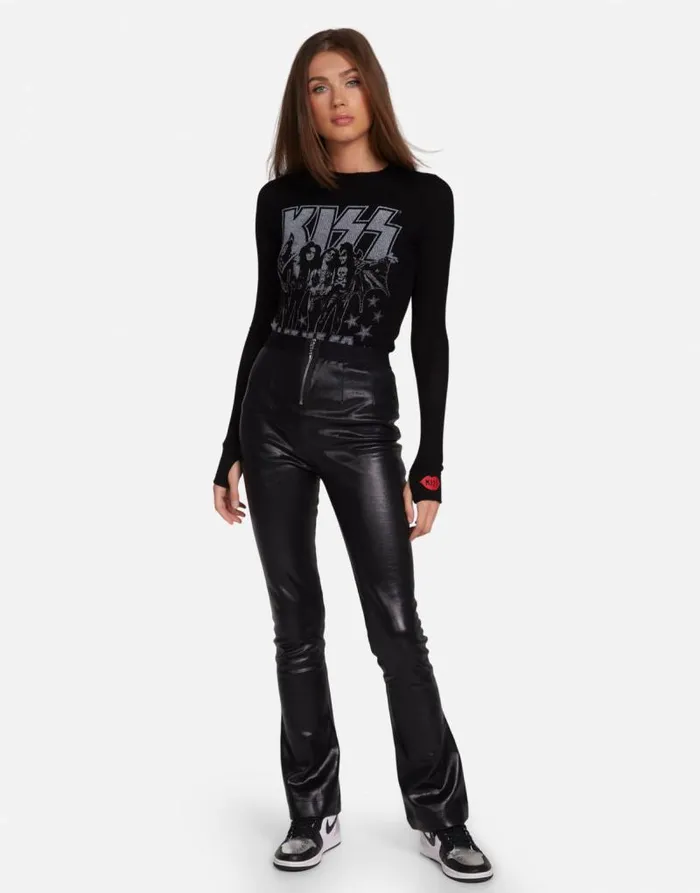 McKinley KISS Let Me Go Black Women Lauren Moshi Long Sleeve