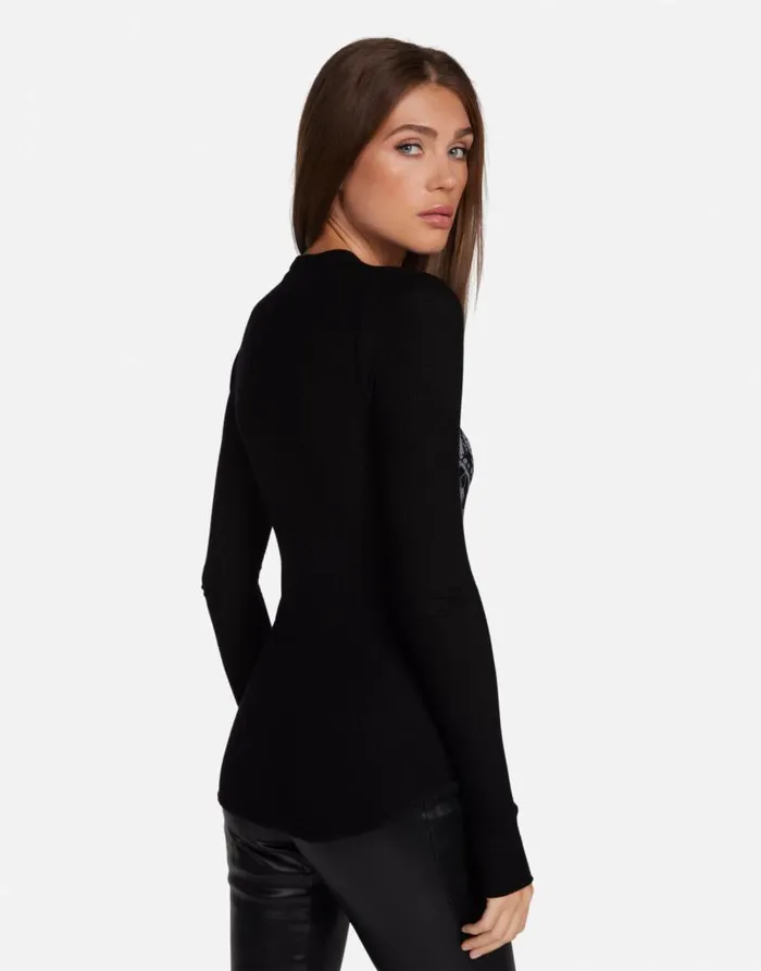 McKinley KISS Let Me Go Black Women Lauren Moshi Long Sleeve