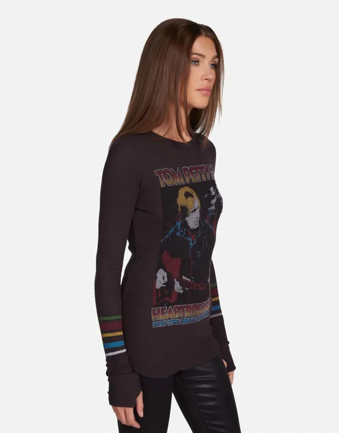 McKinley Tom Petty Rock N Roll Onyx Women Lauren Moshi Long Sleeve