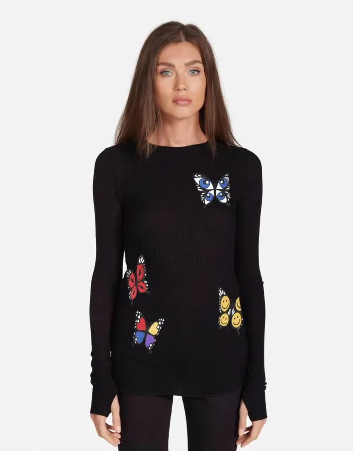 McKinley X Butterfly Black Women Lauren Moshi Long Sleeve
