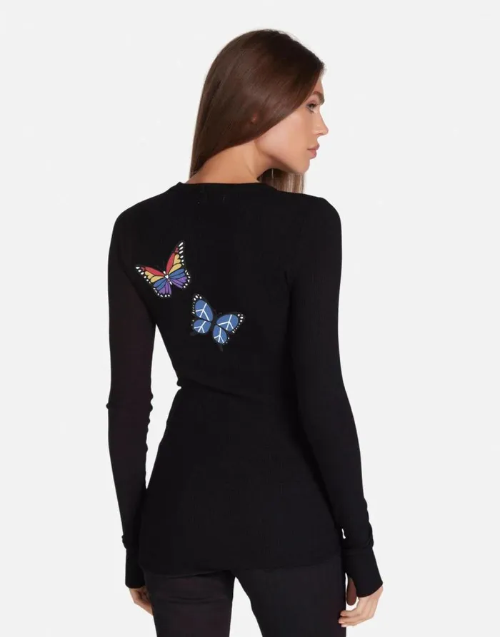 McKinley X Butterfly Black Women Lauren Moshi Long Sleeve