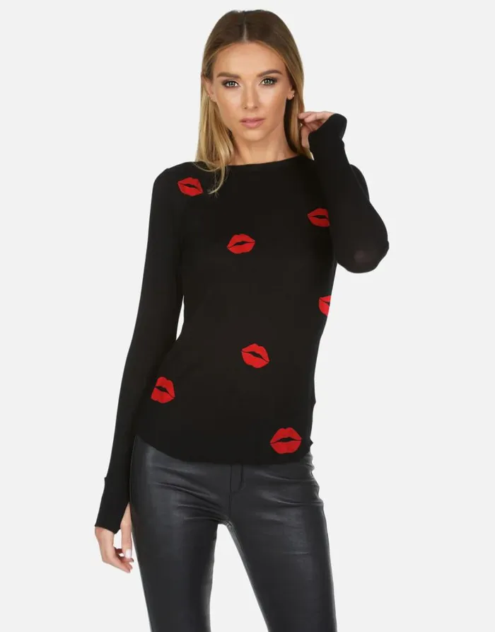 McKinley X Mini Kisses Black Women Lauren Moshi Long Sleeve