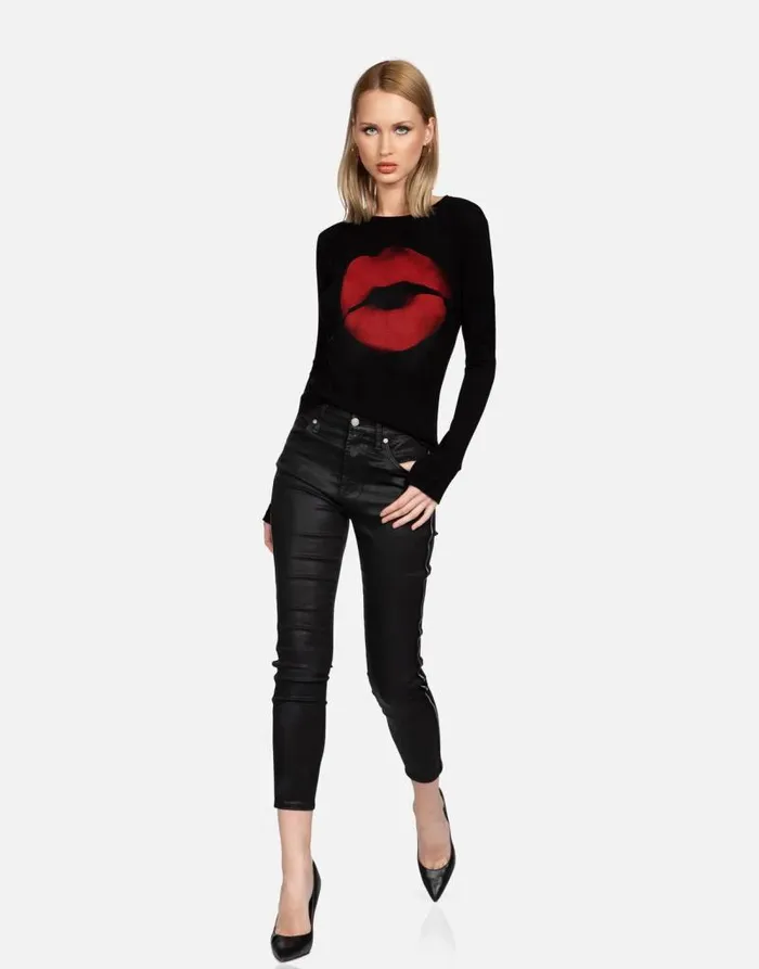 McKinley X Spray Kiss Black Women Lauren Moshi Long Sleeve