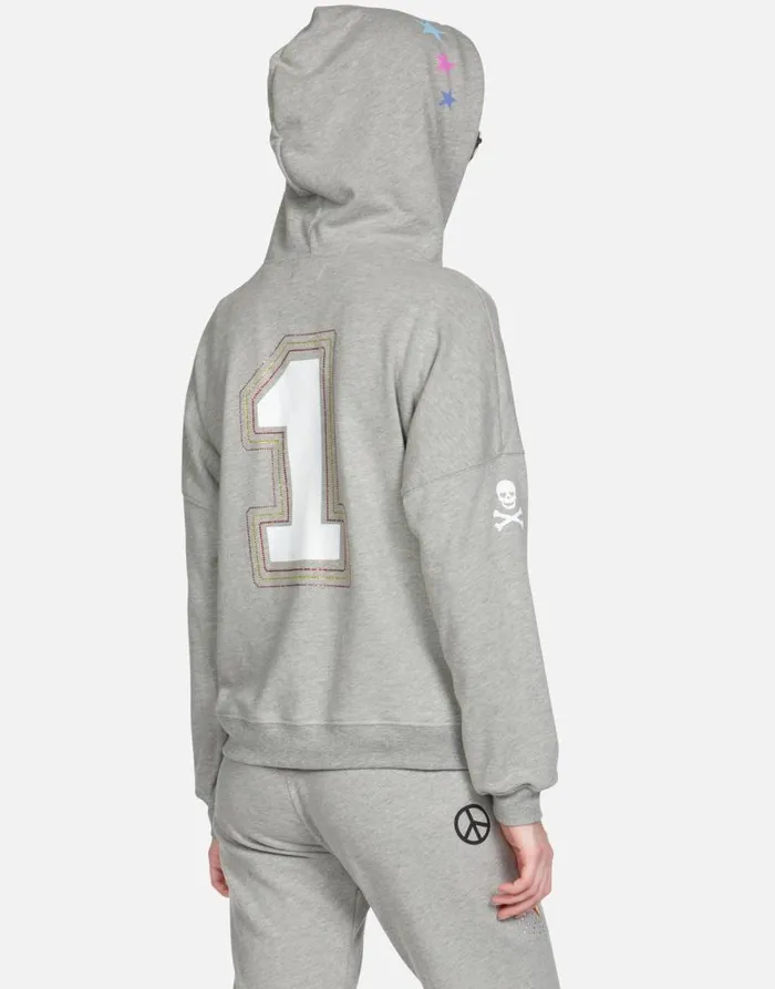 Melanie 1 Love Heather Grey Women Lauren Moshi Hoodies
