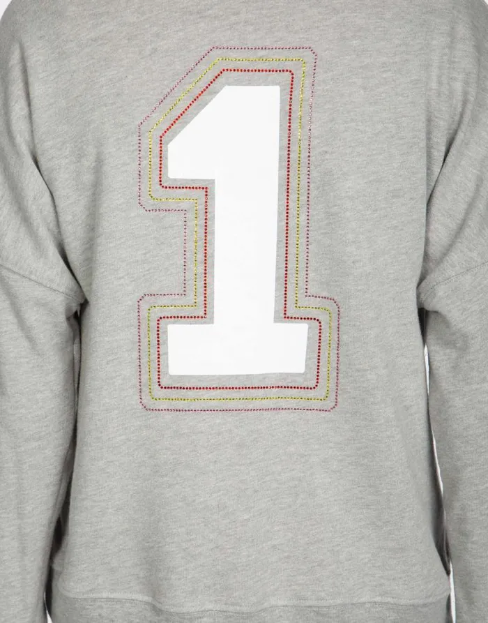Melanie 1 Love Heather Grey Women Lauren Moshi Hoodies