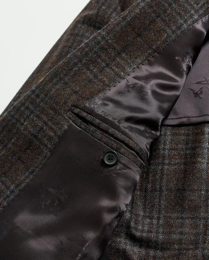 Men Archie Jacket Dark Brown Billy Reid Suiting