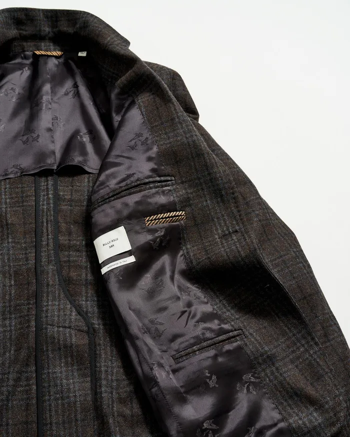 Men Archie Jacket Dark Brown Billy Reid Suiting