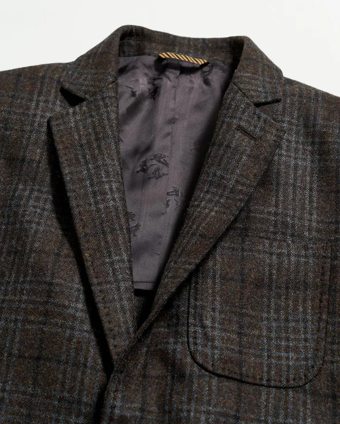 Men Archie Jacket Dark Brown Billy Reid Suiting
