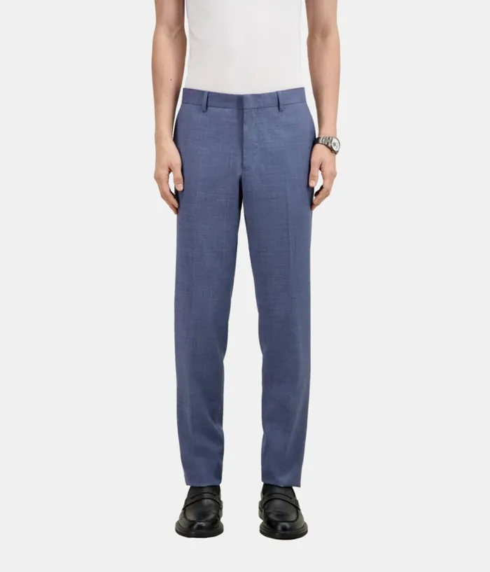Men Blazers and Suits THE KOOPLES Light Blue Wool Suit Trousers