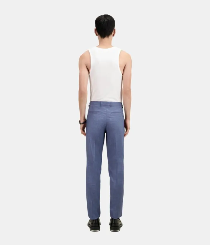 Men Blazers and Suits THE KOOPLES Light Blue Wool Suit Trousers