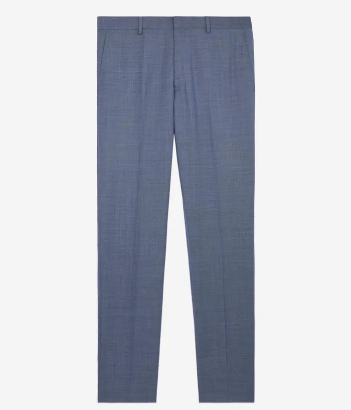 Men Blazers and Suits THE KOOPLES Light Blue Wool Suit Trousers