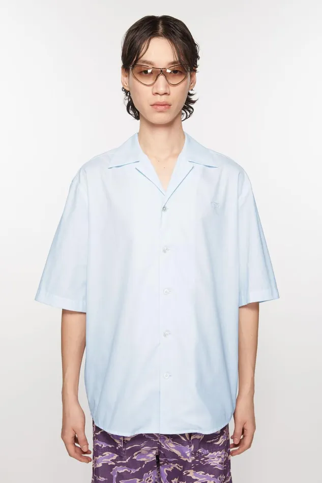 Men Buttonup Shirt Light Blue Acne Studios Shirts