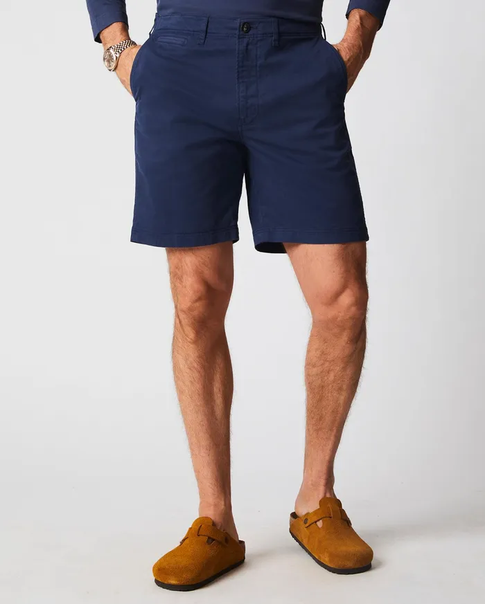Men Chino Short Dress Blues Billy Reid Bottoms