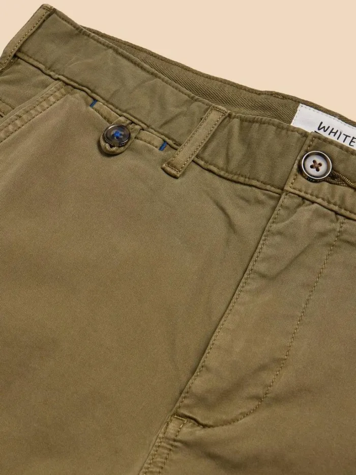 Men CHINOS White Stuff Sutton Organic Chino Short Dark Green Men CHINOS White Stuff Sutton Organic Chino Short Dark Green