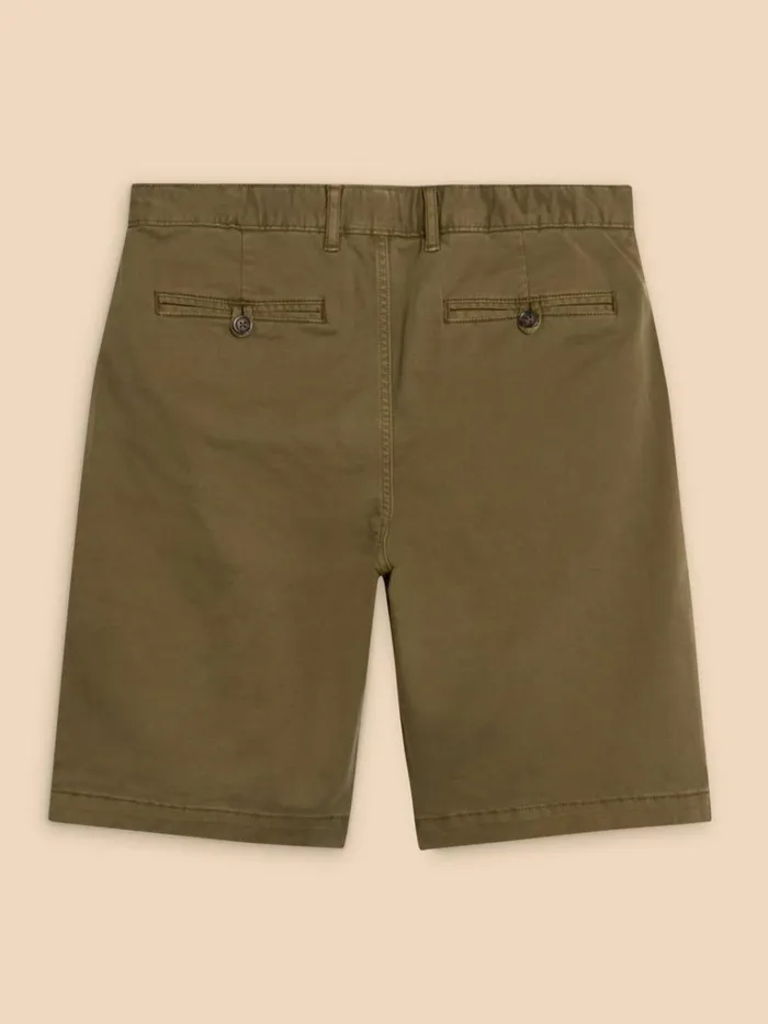Men CHINOS White Stuff Sutton Organic Chino Short Dark Green Men CHINOS White Stuff Sutton Organic Chino Short Dark Green
