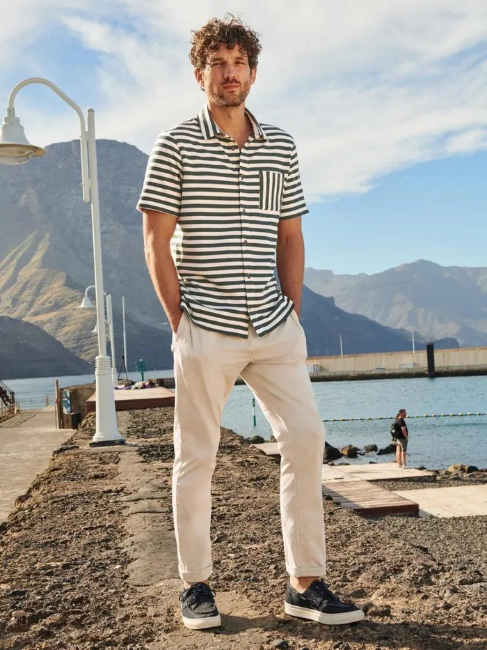 Men CHINOS White Stuff Sutton Organic Chino Trouser Light Natural Men CHINOS White Stuff Sutton Organic Chino Trouser Light Natural