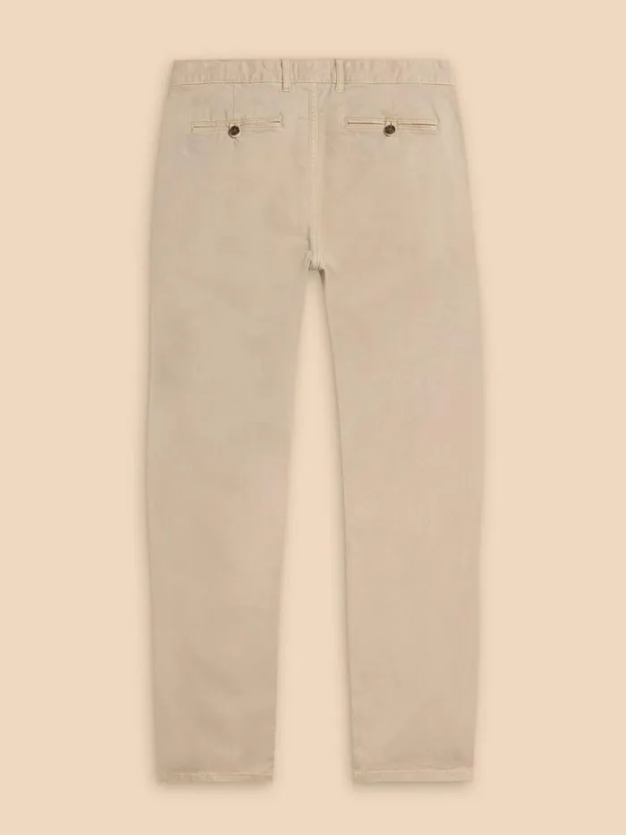 Men CHINOS White Stuff Sutton Organic Chino Trouser Light Natural Men CHINOS White Stuff Sutton Organic Chino Trouser Light Natural