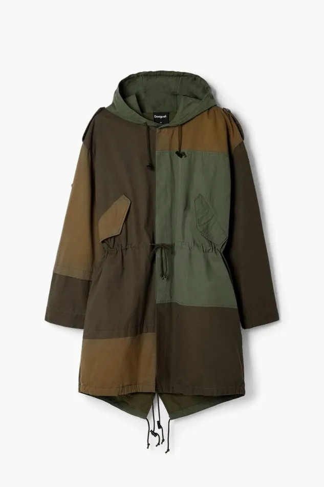 Men Coats And Jackets Desigual Multitone Parka