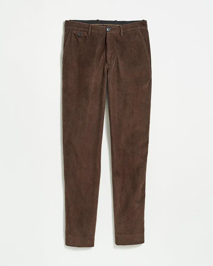 Men Corduroy Moore Trouser Chocolate Billy Reid Suiting