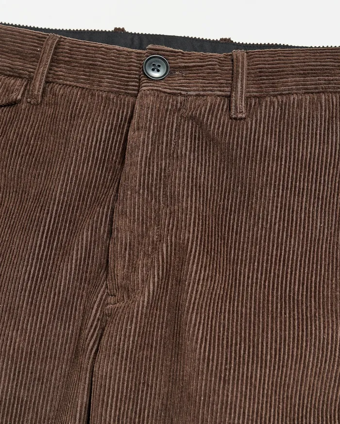 Men Corduroy Moore Trouser Chocolate Billy Reid Suiting