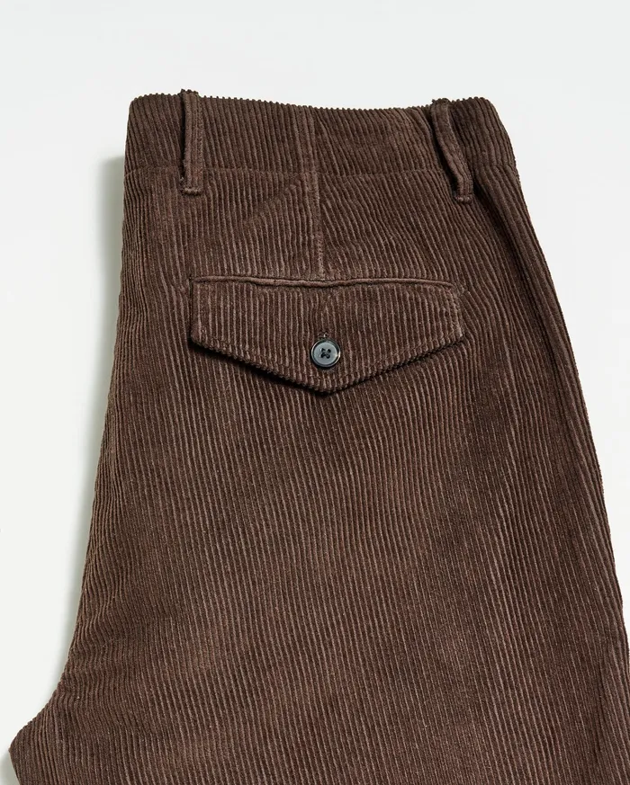 Men Corduroy Moore Trouser Chocolate Billy Reid Suiting