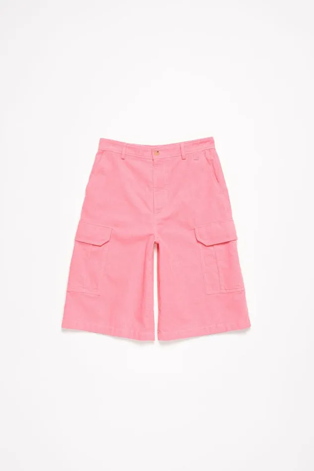 Men Corduroy Shorts Tango Pink Acne Studios Shorts