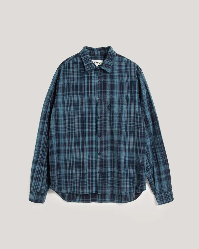 Men Curtis Shirt Indigo YMC Shirts