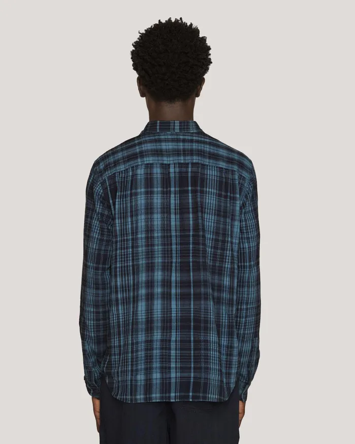Men Curtis Shirt Indigo YMC Shirts