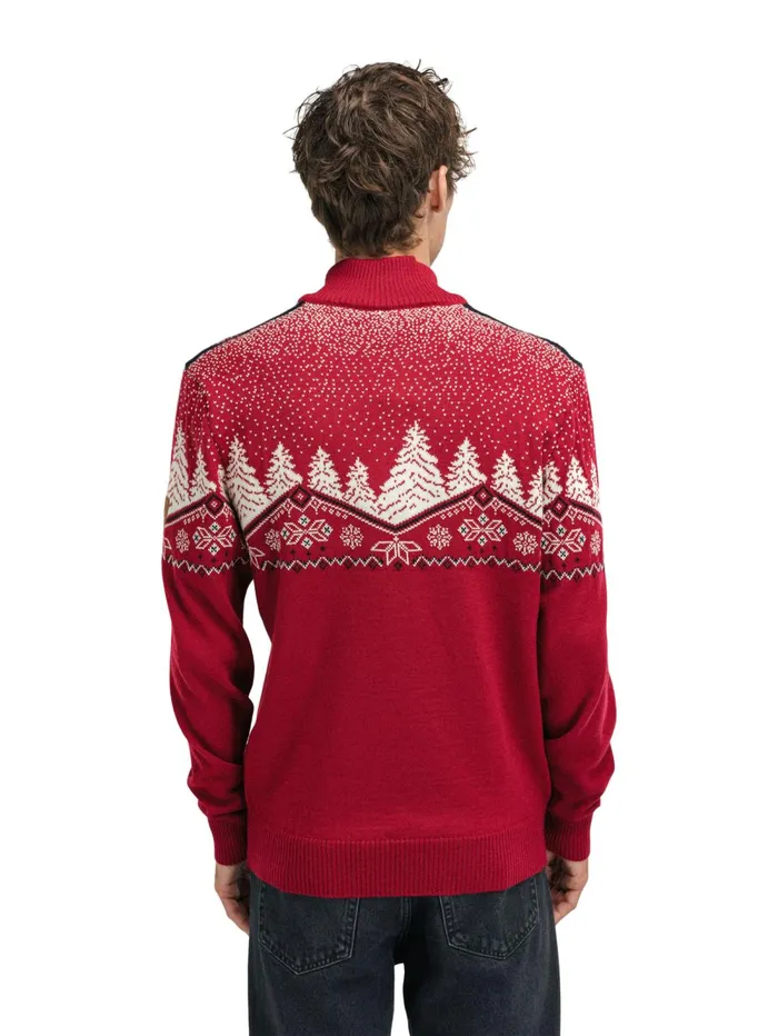 Men Dale Of Norway Halfzip Dale Christmas Sweater 8211 Merino Wool