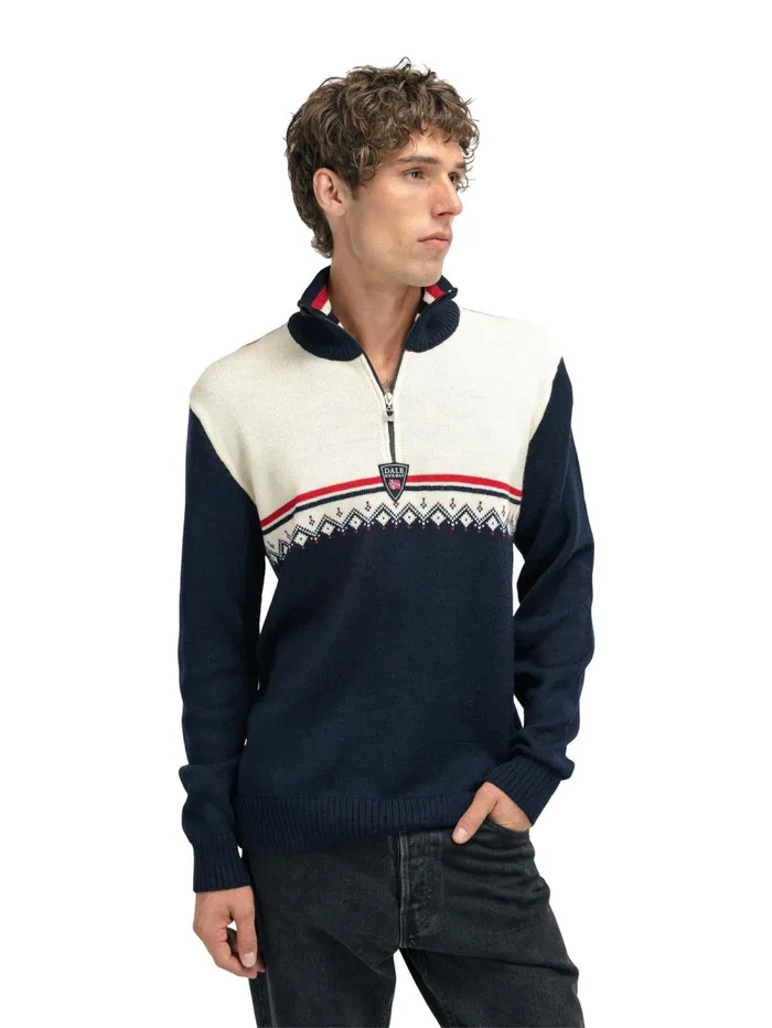 Men Dale Of Norway Halfzip Lahti Knit Sweater