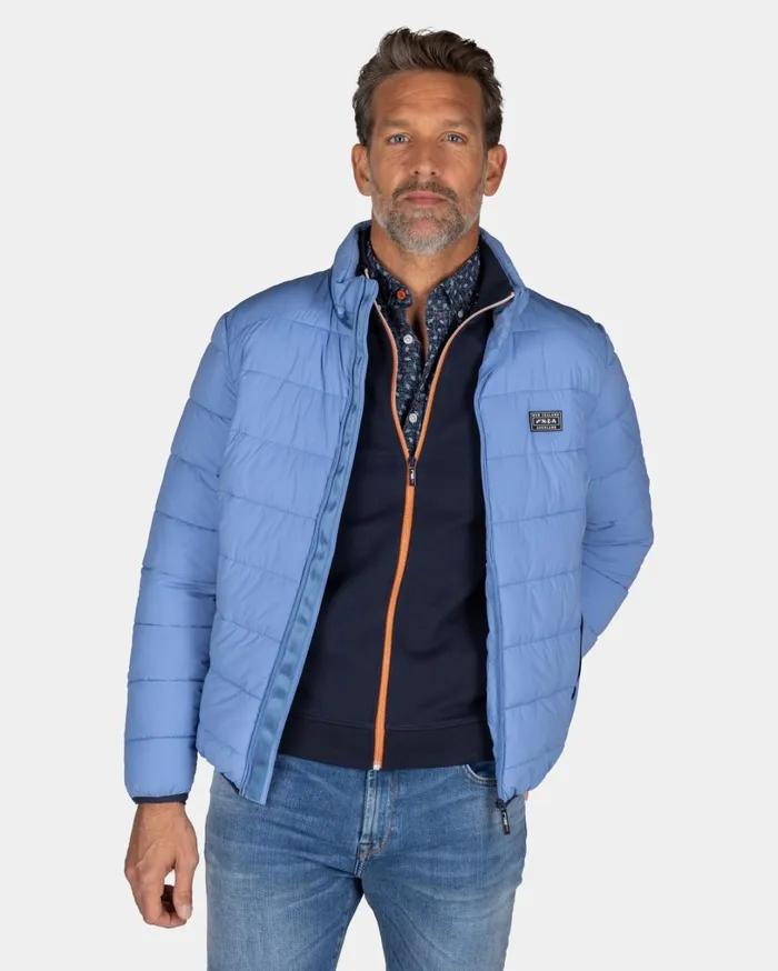 Men Jackets NZA New Zealand Auckland Blue Padded Jacket 8211 Frozen Blue
