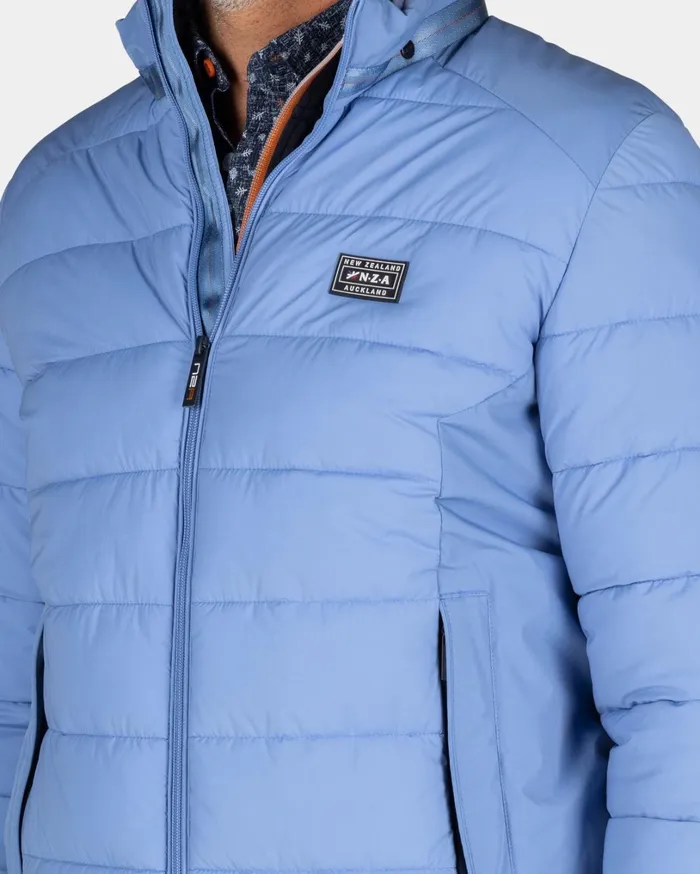 Men Jackets NZA New Zealand Auckland Blue Padded Jacket 8211 Frozen Blue